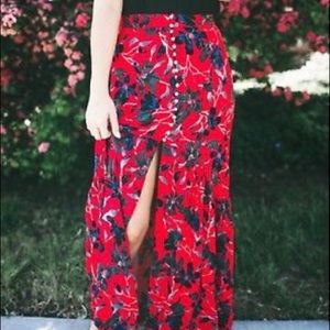 Free people Smooth Sailing bohemian skirt size 0
